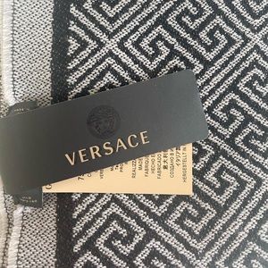 Versace Medusa Head Wool Scarf